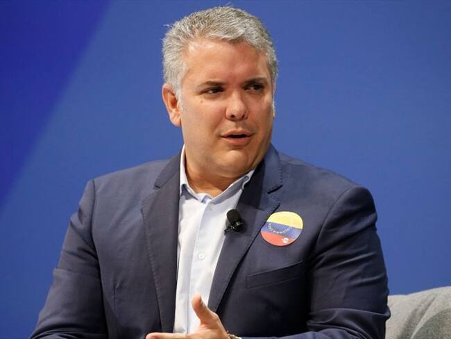 El presidente Iván Duque habló sobre la posibilidad de que la izquierda gane las elecciones presidenciales de 2022. Foto: Getty Images / RICHARD BORD