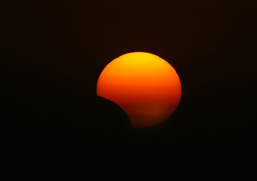 Eclipse solar (Photo credit should read SAFIN HAMED/AFP via Getty Images)