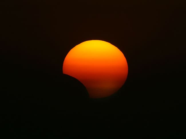 Eclipse solar (Photo credit should read SAFIN HAMED/AFP via Getty Images)