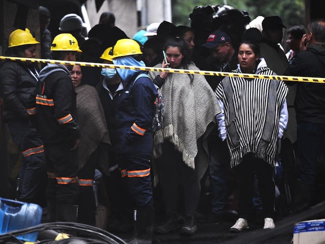 Mina de carbón en Sutatausa, Cundinamarca, Colombia el 15 de marzo de 2023. Foto: Raúl ARBOLEDA/AFP vía Getty Images.