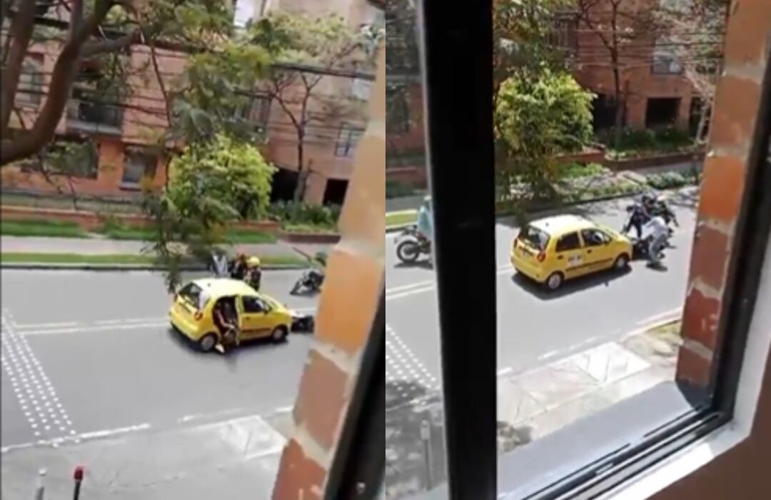 Robo en Bogotá. Foto: captura de video.