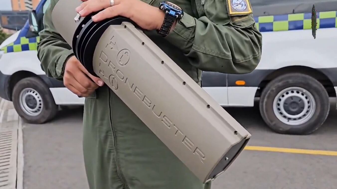 Antidrones. Foto: Policía Nacional.