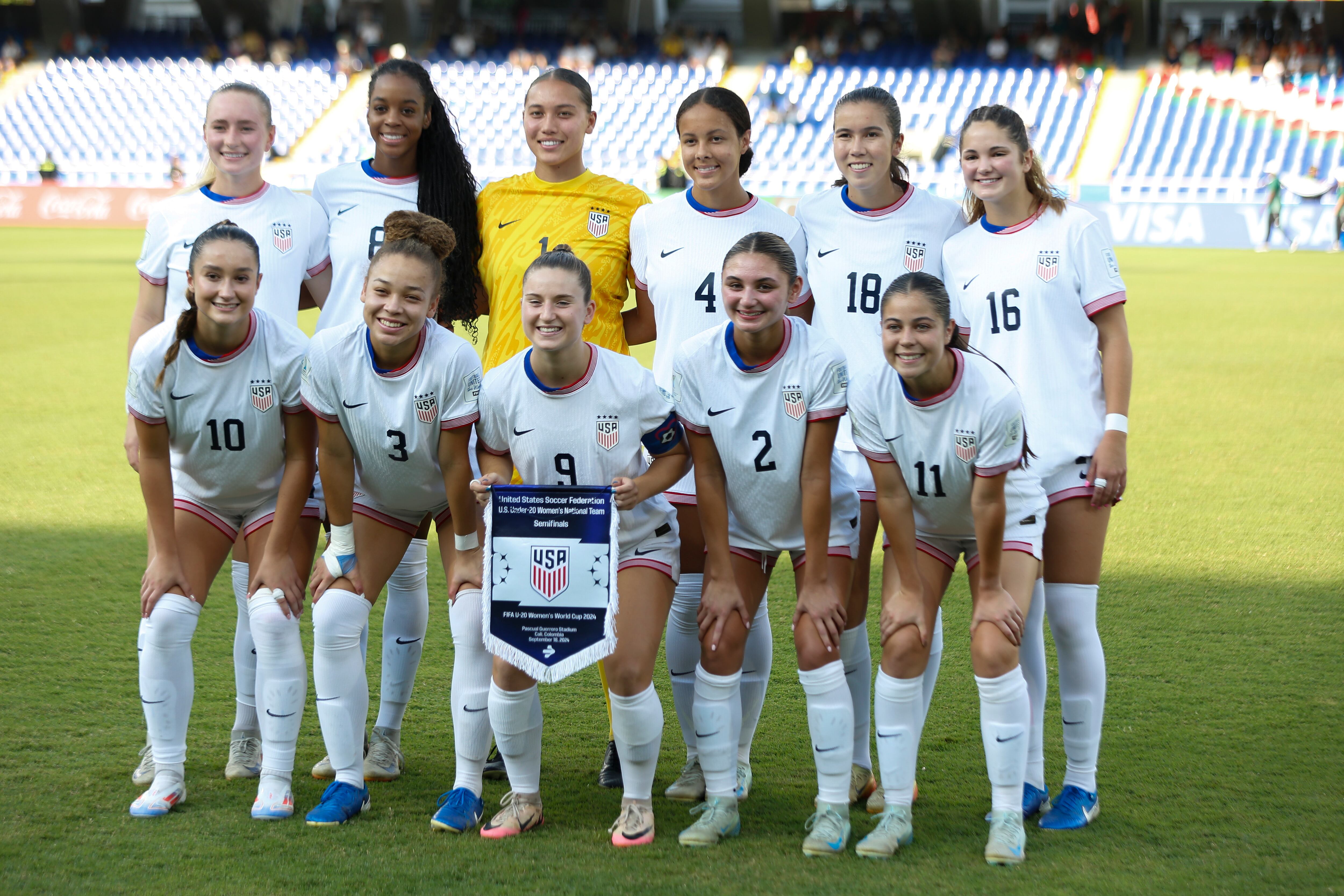 Jugadoras de los Estados Unidos. Foto: EFE.