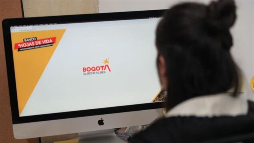 La Alcaldía señala ‘Talento No Palanca’ que la plataforma también obedece a la oferta y la demanda para encontrar los candidatos. Foto: https://bogota.gov.co/