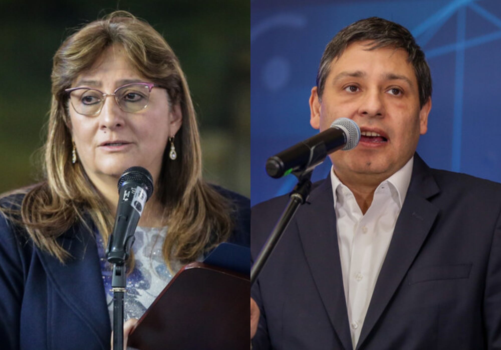 Ángela María Buitrago y Mauricio Lizcano. Foto: Colprensa.