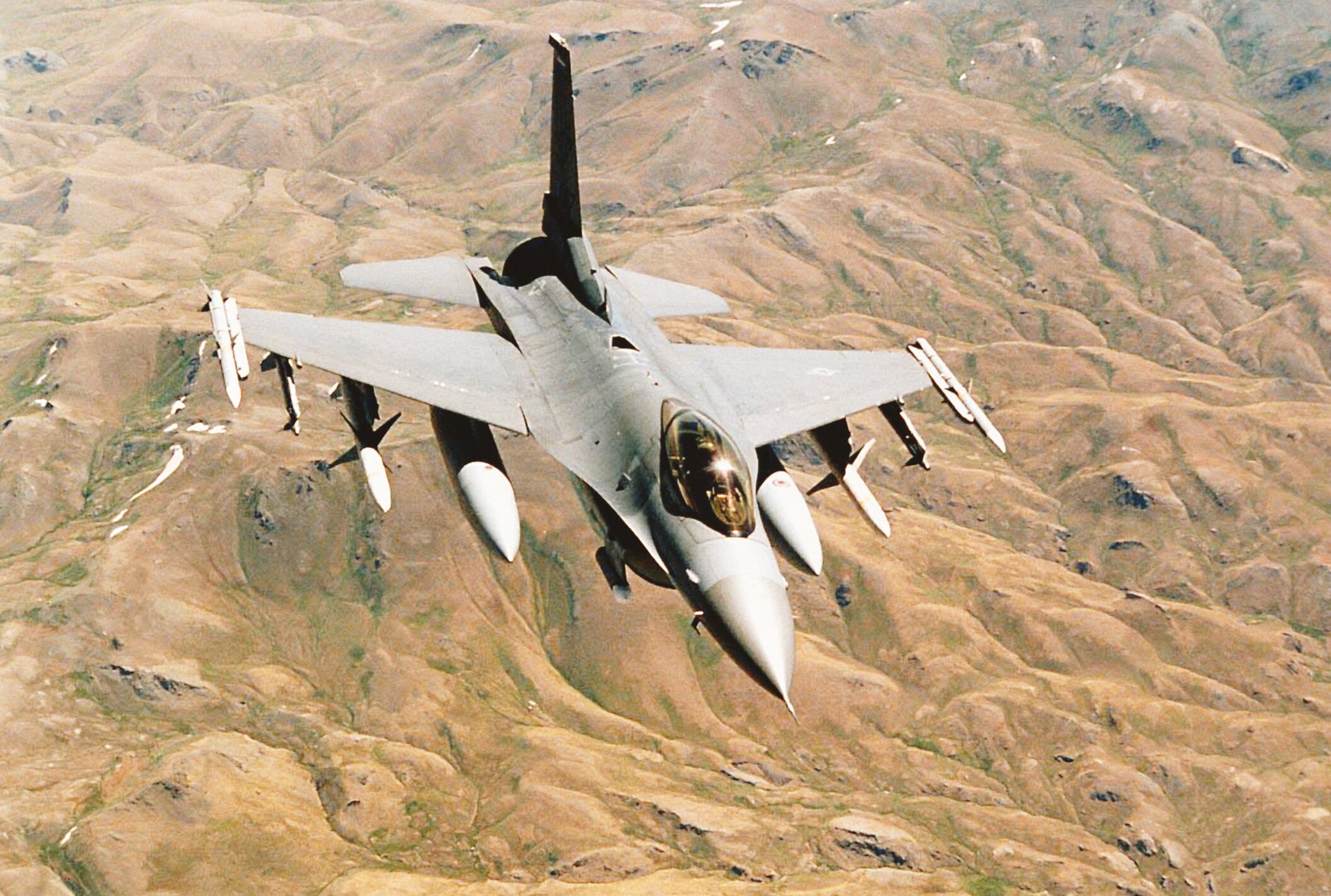 Imagen de referencia de F-16. Foto: Getty Images.