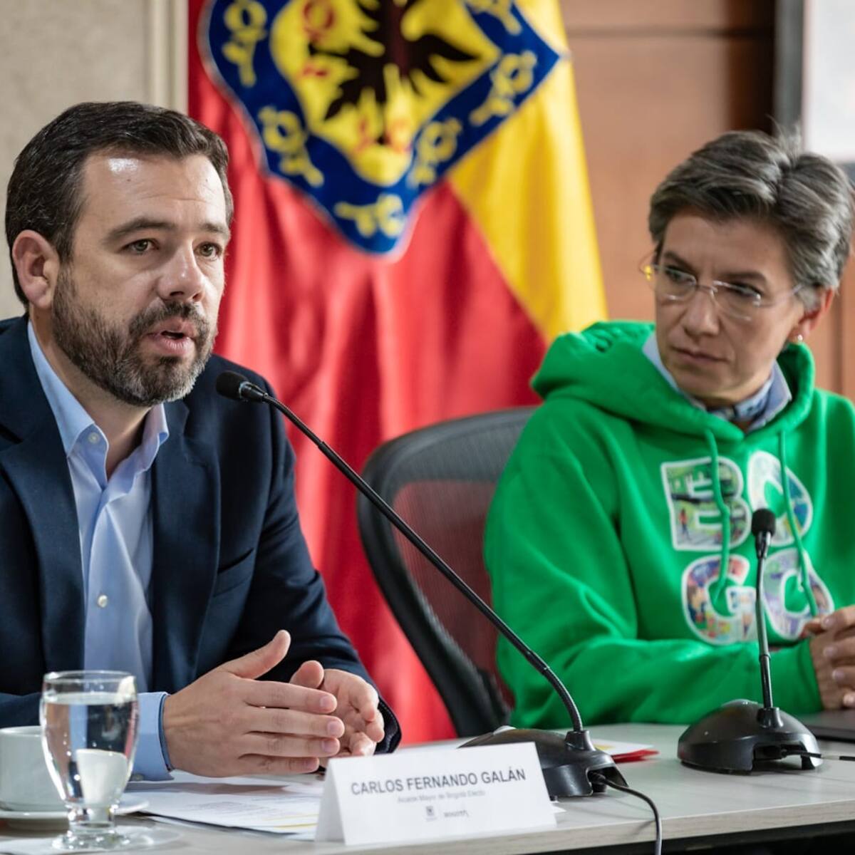 Bogotá: terminó empalme entre Claudia López y Carlos Fernando Galán