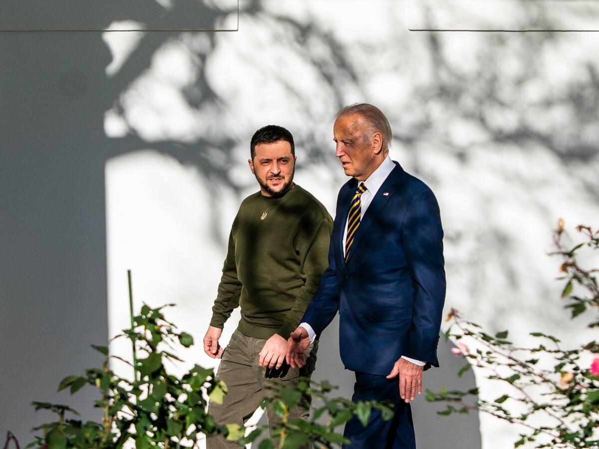 Biden realizó una visita a Kiev y se reunió con Zelenski