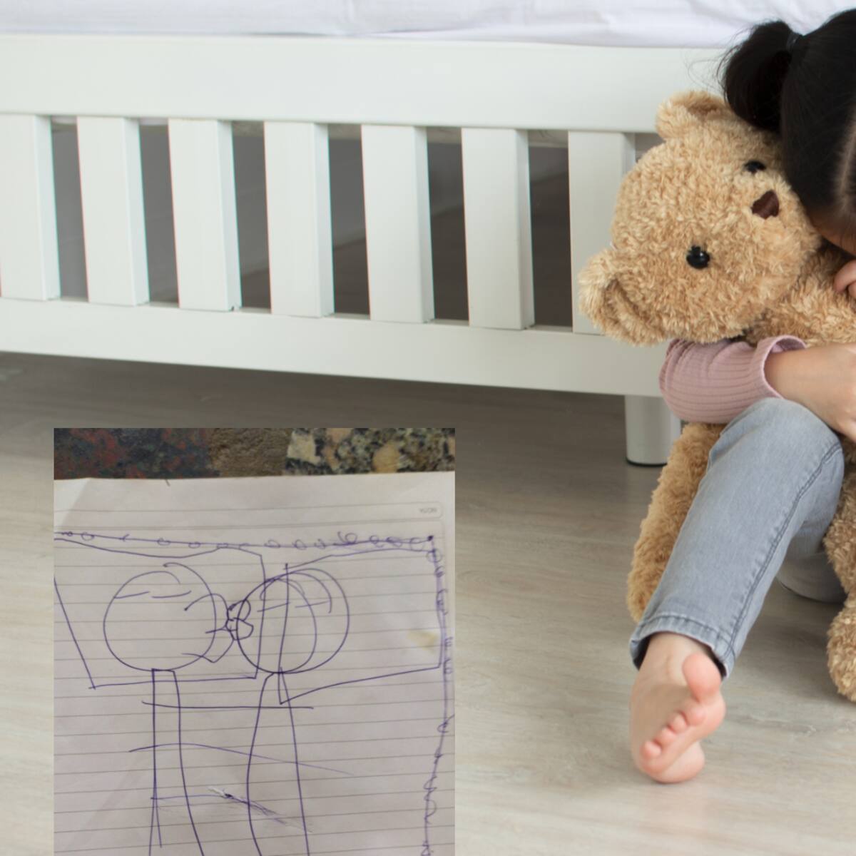 A través de un dibujo de su hija, madre descubrió que la menor era abusada por su padrastro
