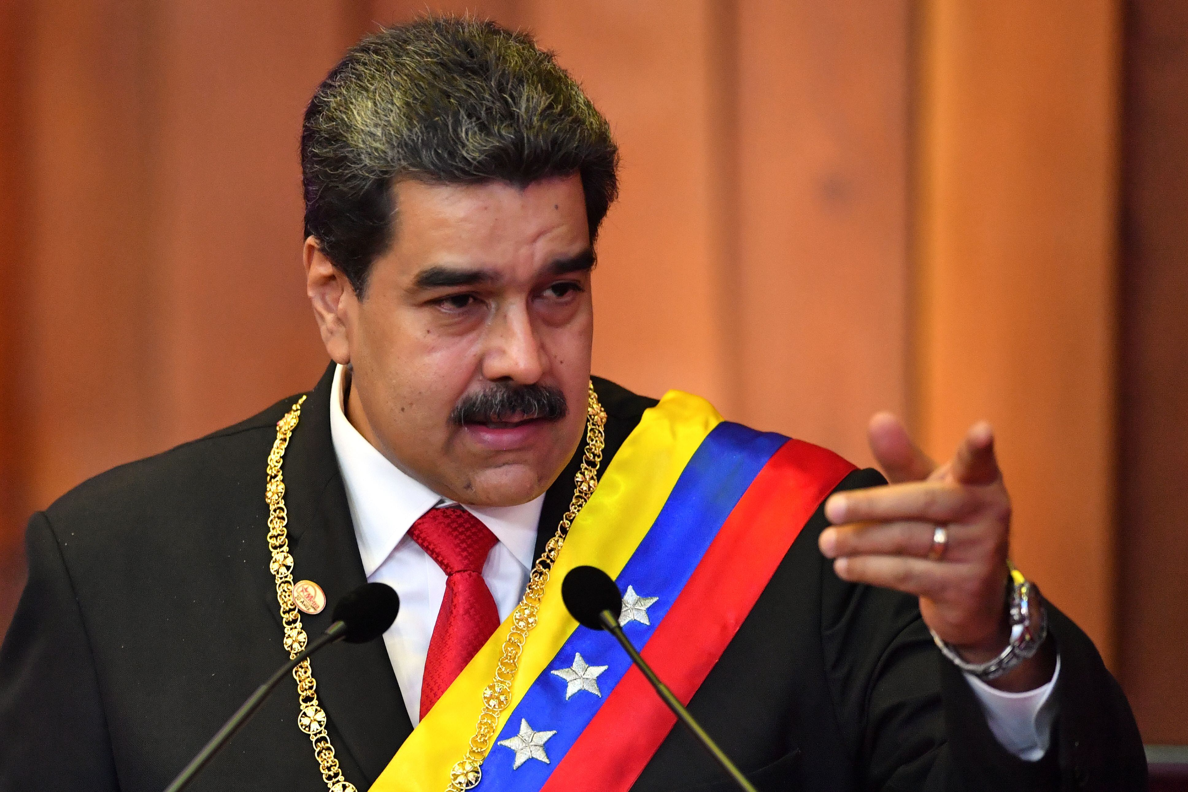 Presidente de Venezuela, Nicolás Maduro. (Photo by Yuri CORTEZ / AFP)        (Photo credit should read YURI CORTEZ/AFP via Getty Images)