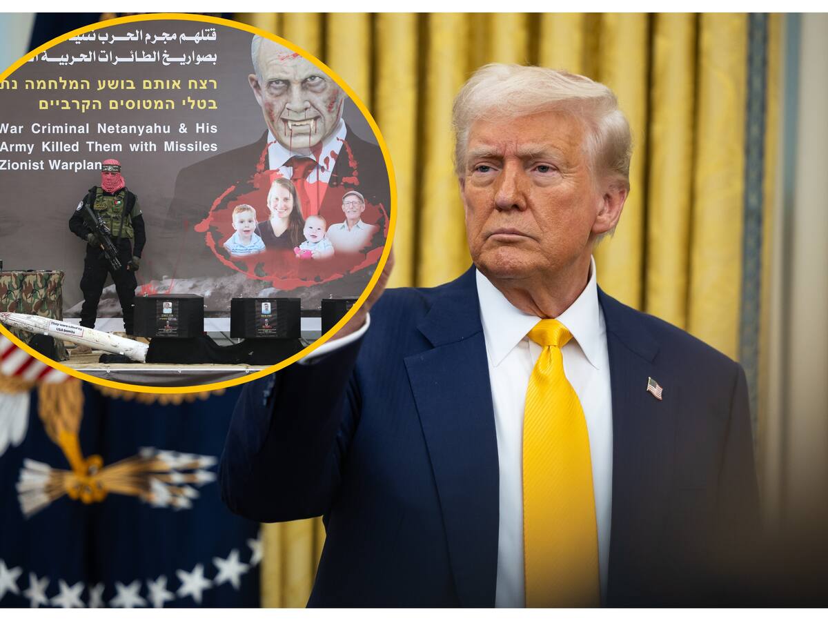 Trump aseguró que no va a tolerar la actitud de Hamás con la entrega de rehenes