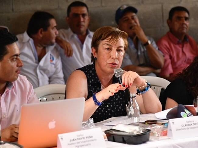 Claudia Ortiz fue suspendida por la Procuraduría por presunta participación en política. Foto: Colprensa
