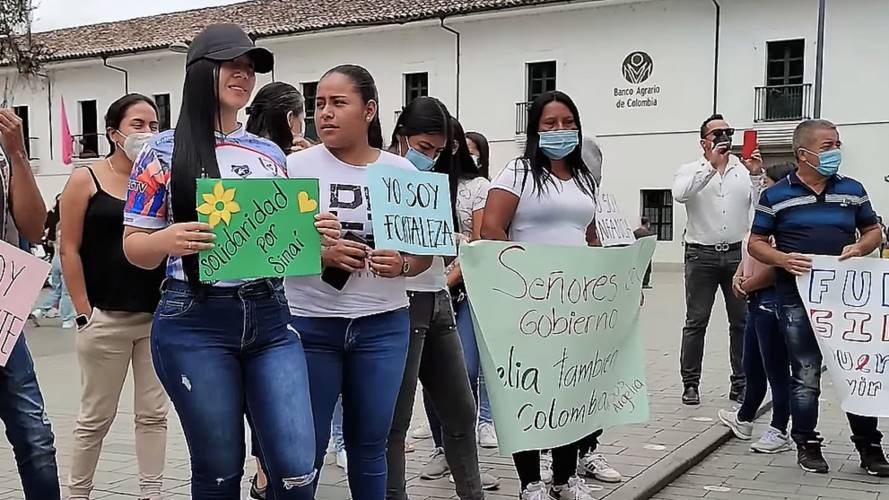 Después del plantón se instaló una mesa técnica con población afectada: Crédito: Cortesía.
