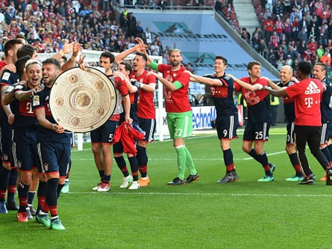 Bayern Múnich se corona campeón de la Bundesliga. Foto: Getty Images
