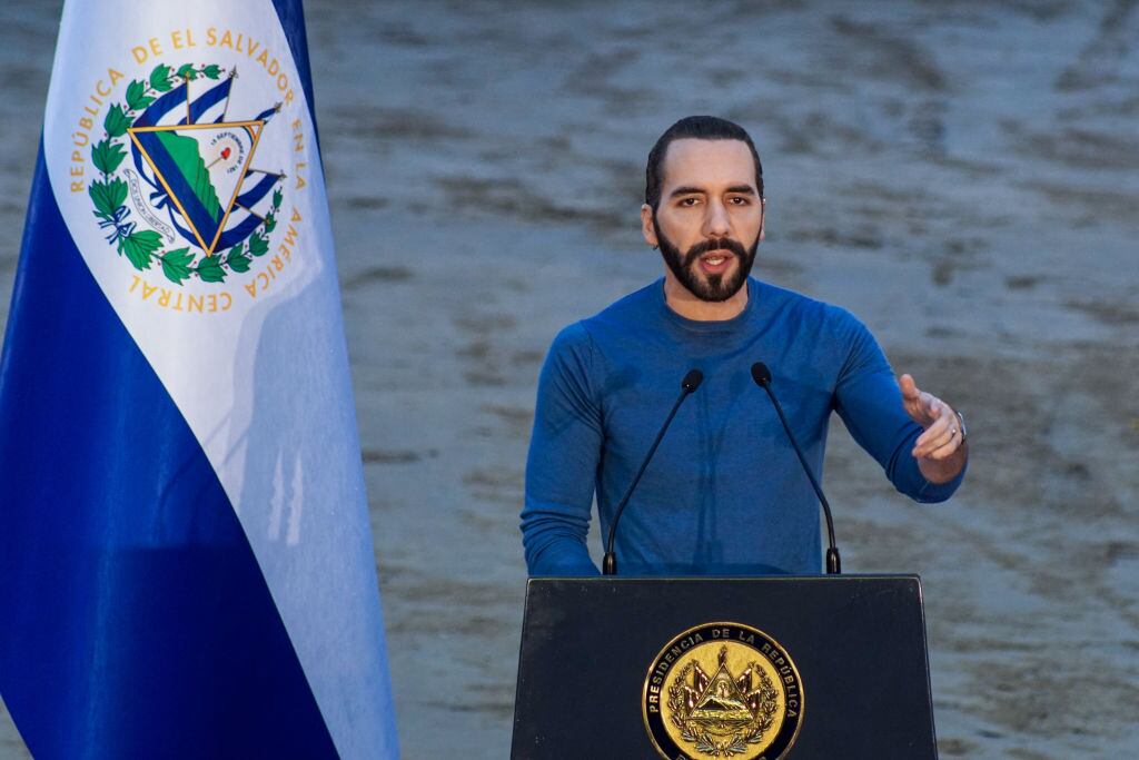 Nayib Bukele, presidente de El Salvador. Foto: Getty Images.