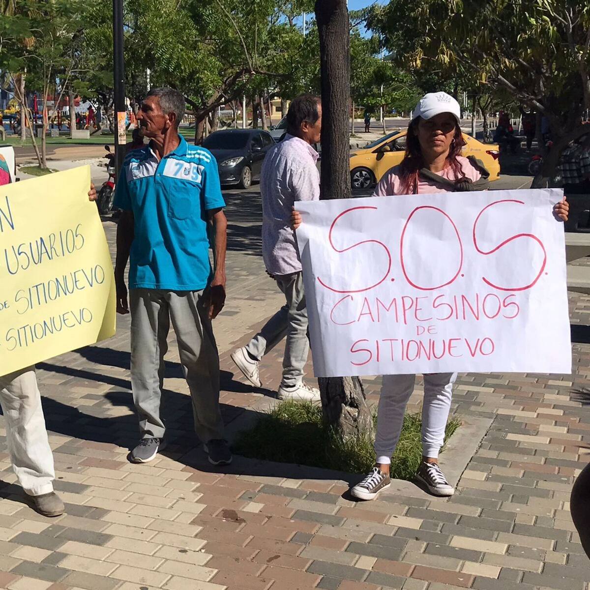 Productores de Sitionuevo, Magdalena, protestan por falta de atención del Gobierno