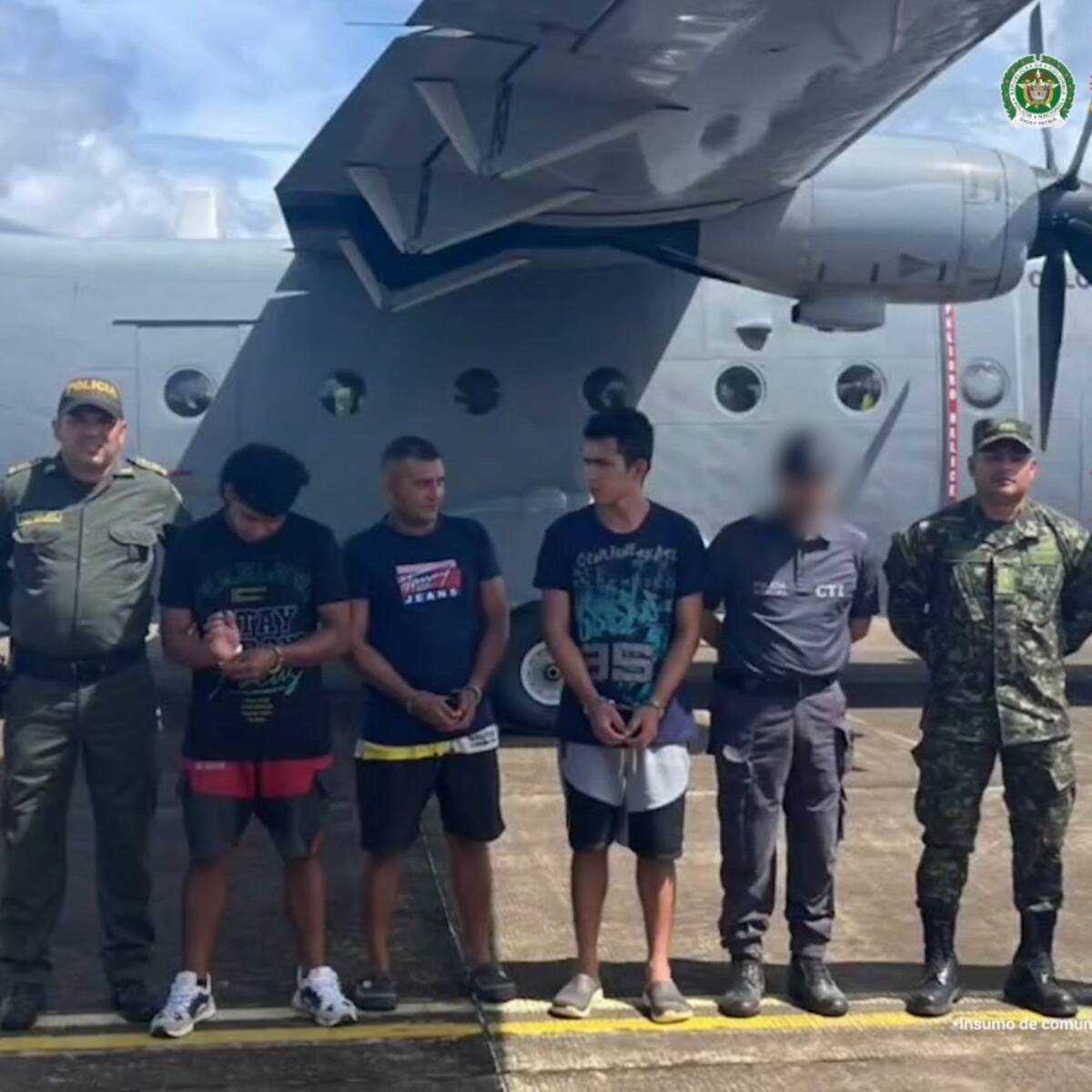 Capturan a tres presuntos integrantes de disidencias de las Farc por reclutar menores indígenas