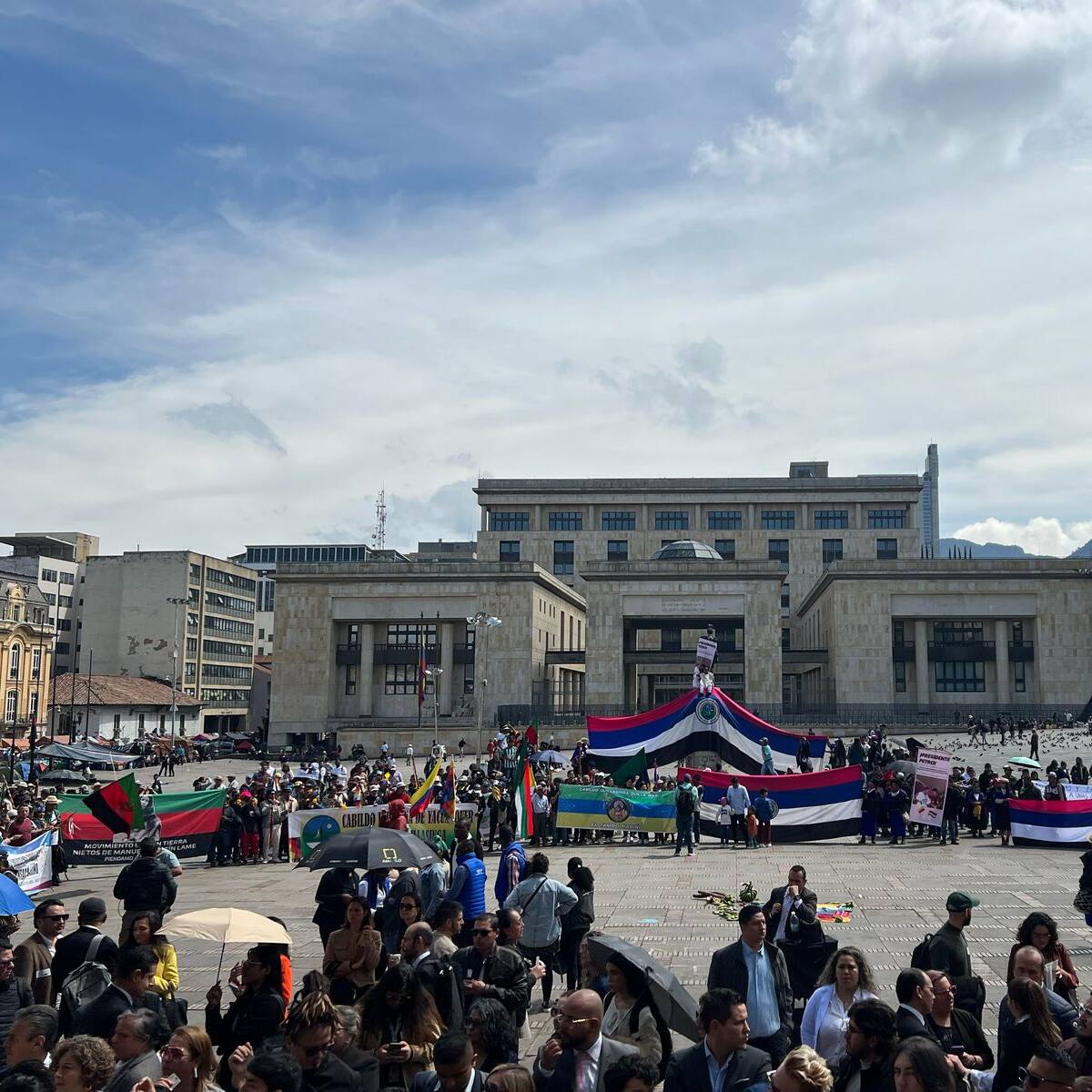 Para el Distrito se acabó etapa de diálogo: Seguridad Bogotá por protestas de comunidades indígenas