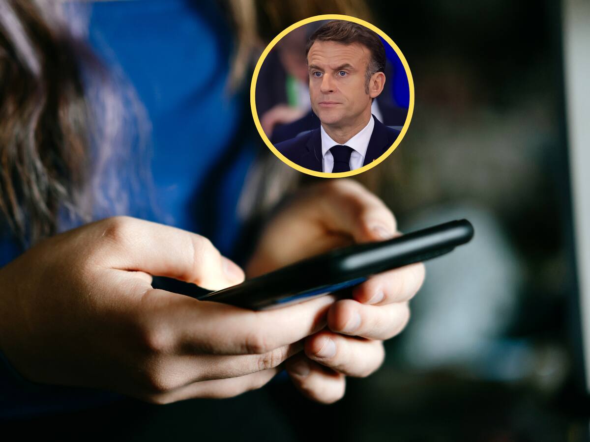 Macron quiere una ley a comienzos de 2026 para prohibir el acceso de menores de 16 a redes