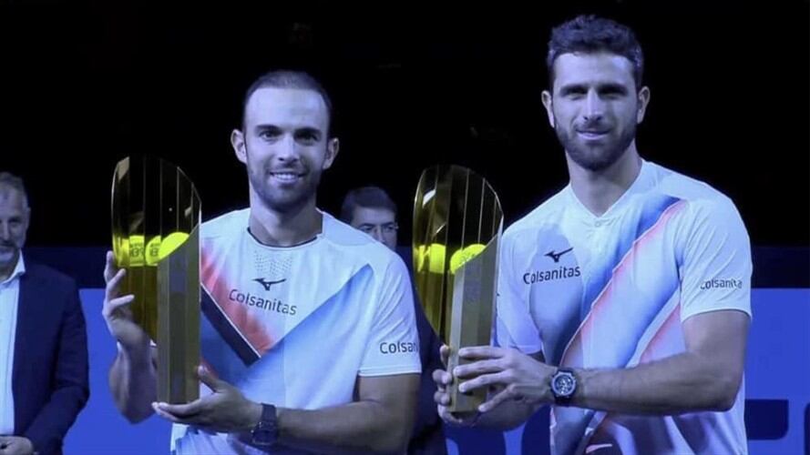Juan Sebastián Cabal y Robert Farah, campeones del ATP 500 de Viena. Foto: ATP 500 de Viena
