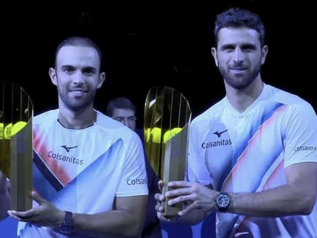 Juan Sebastián Cabal y Robert Farah, campeones del ATP 500 de Viena. Foto: ATP 500 de Viena