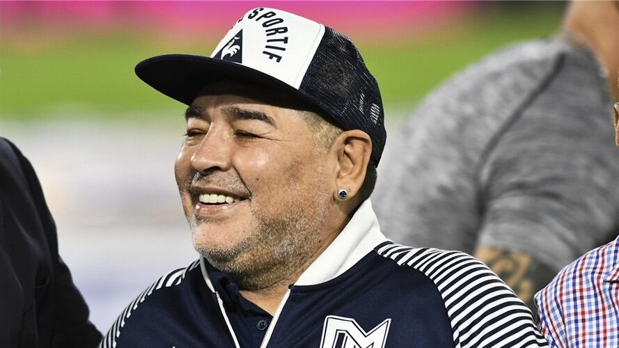La foto de Maradona luego de su operación en la cabeza. Foto: Getty Images