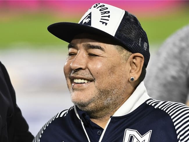 La foto de Maradona luego de su operación en la cabeza. Foto: Getty Images