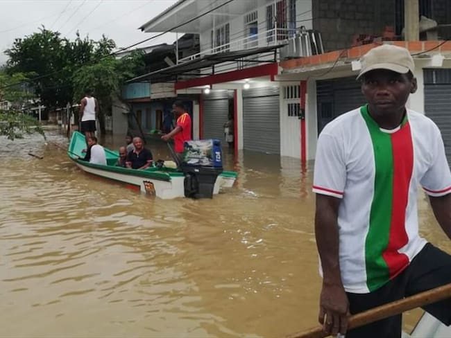 Tanto los habitantes del casco urbano como los de sectores rurales sufrieron inundaciones y afectaciones. Foto: Cortesía En Línea