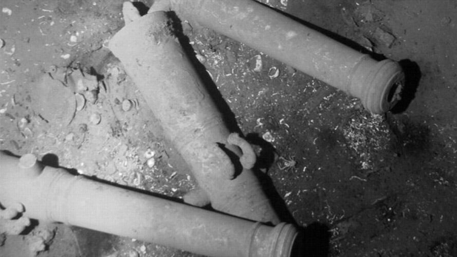 Restos del galeón San José. Foto: Agencia Anadolu