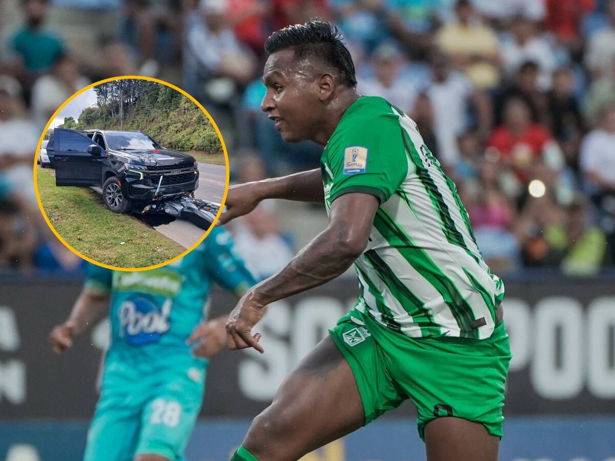 Alfredo Morelos, jugador de Nacional, positivo en alcoholemia tras causar accidente