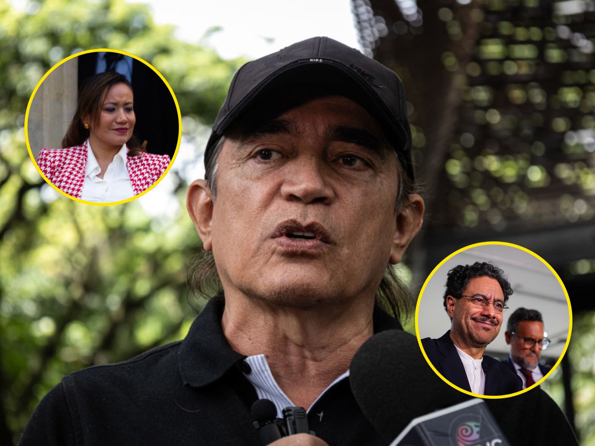 Carolina Corcho, Gustavo Bolívar e Iván Cepeda. Fotos: Getty Images.