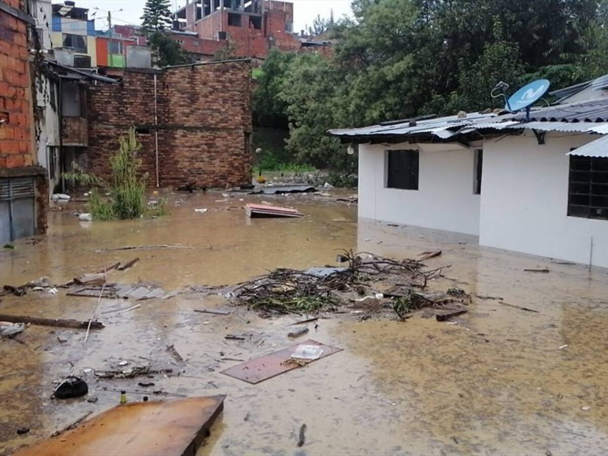 Fueron 20 emergencias que dejó fuerte aguacero en Tunja