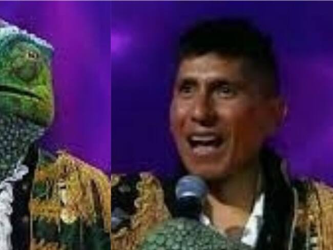 Nairo Quintana en su personaje de 'Quién es la máscara'. Foto: Rcn Oficial