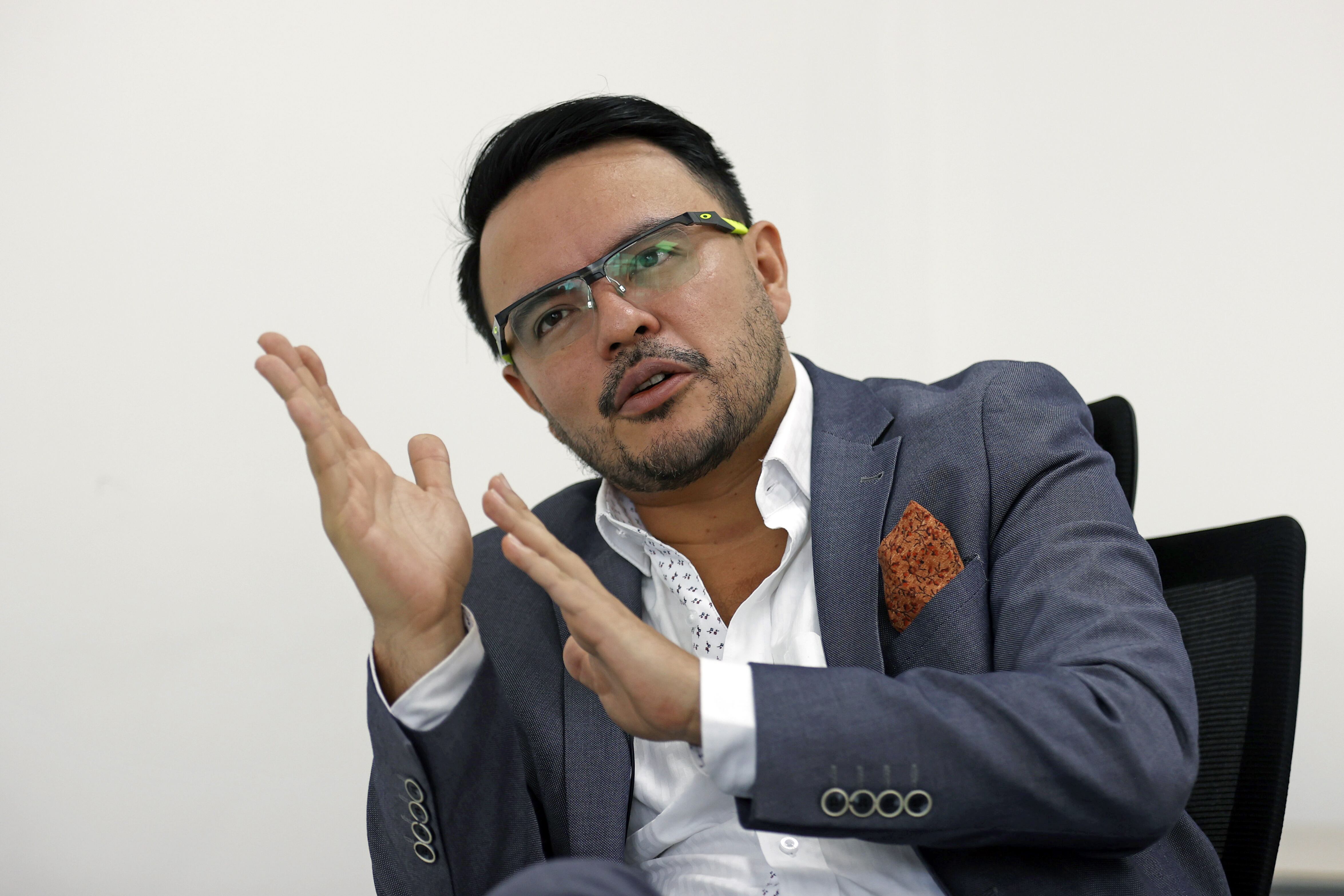 Director de la Agencia Nacional de Tierras, Juan Felipe Harman. Foto: EFE/ Mauricio Dueñas Castañeda.