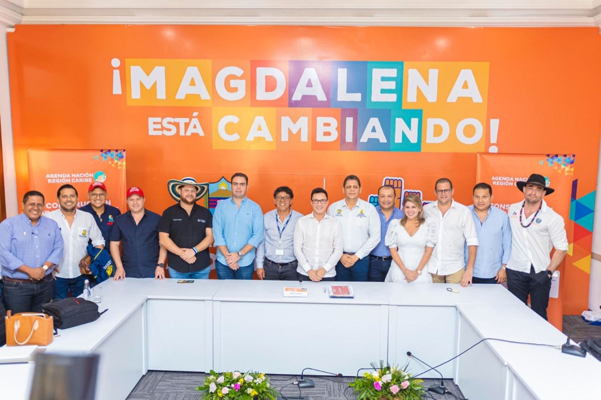 Reunión de gobernadores con director de Gestión del Riesgo/ Gobernación del Magdalena