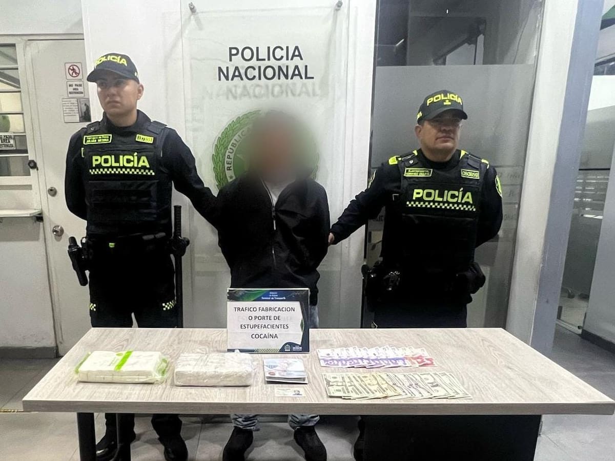 Capturan estadounidense que se hacía pasar por sordo para transportar cocaína en Bogotá