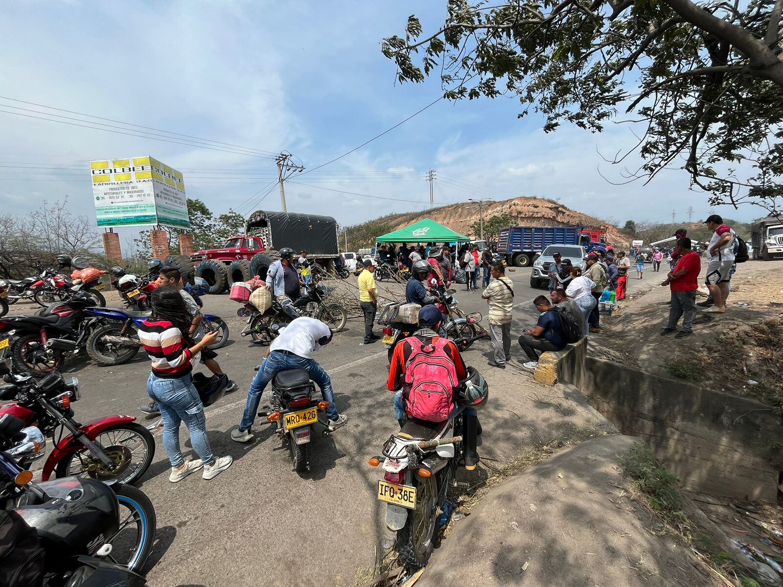 Sector Urimaco, vía Cúcuta - El Zulia | Foto: W RADIO