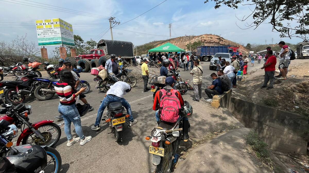 Norte de Santander tiene 22 puntos de bloqueos por paro camionero