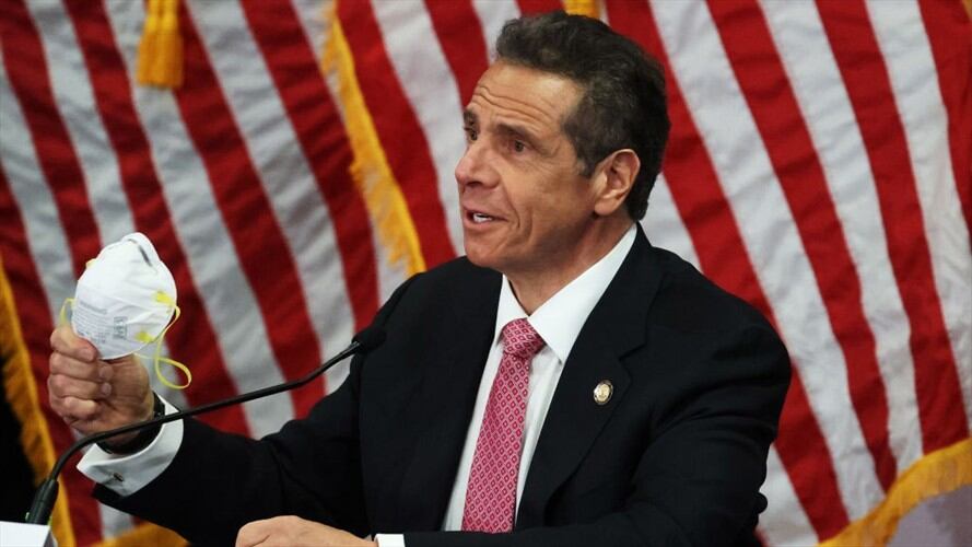 Si no estoy aquí mañana, es que ha dado positivo: Andrew Cuomo. Foto: Getty Images