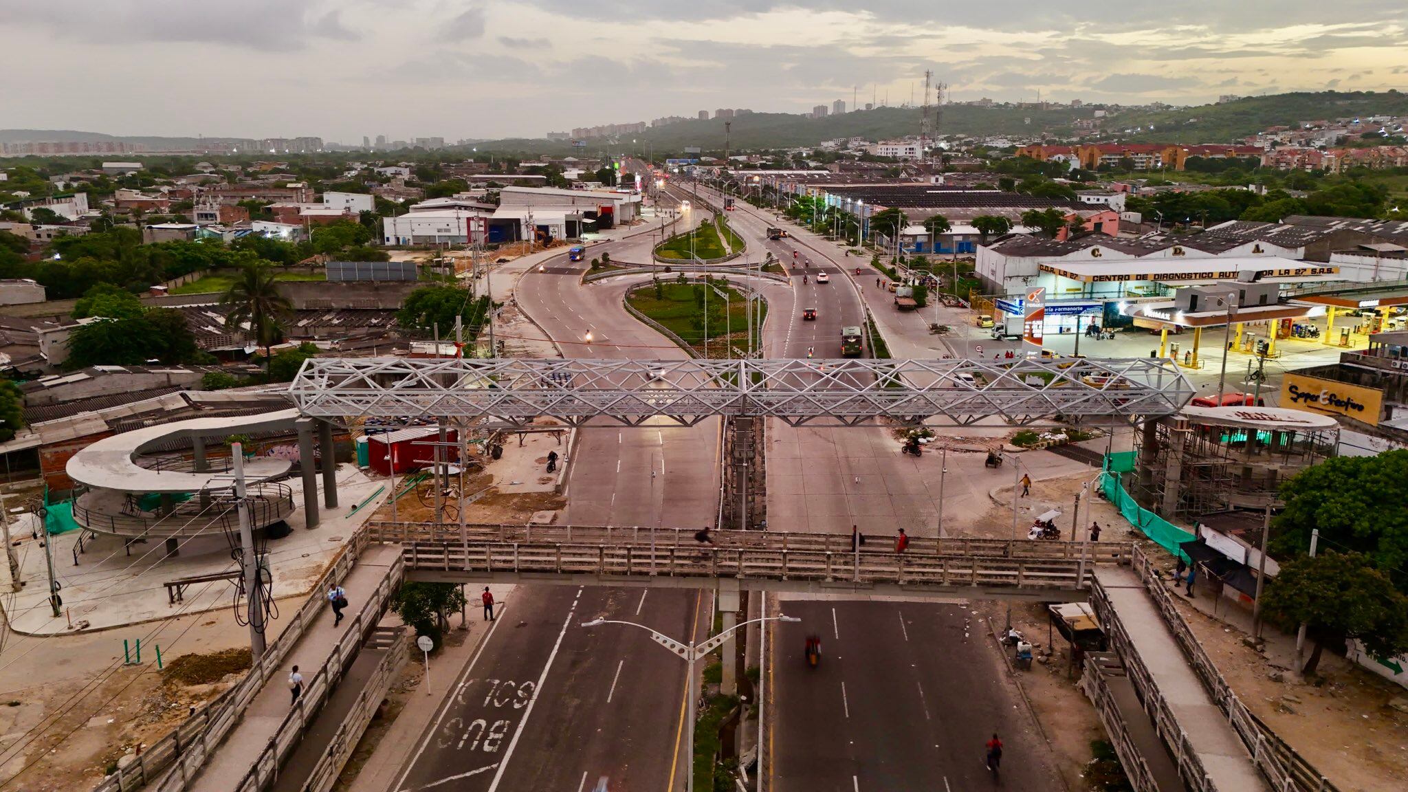 Puente peatonal de Barranquilla