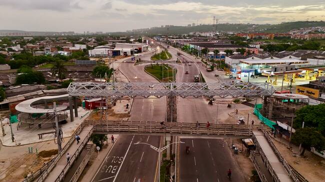 Puente peatonal de Barranquilla