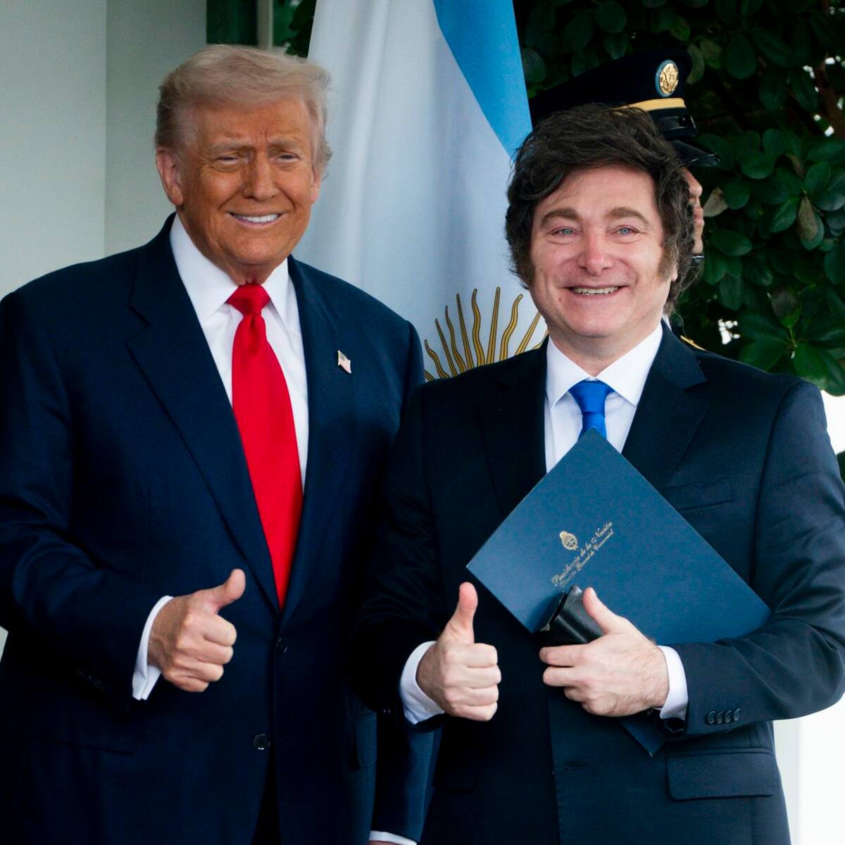 Javier Milei agradeció a Trump el “apoyo” tras visita oficial y el auxilio financiero a Argentina