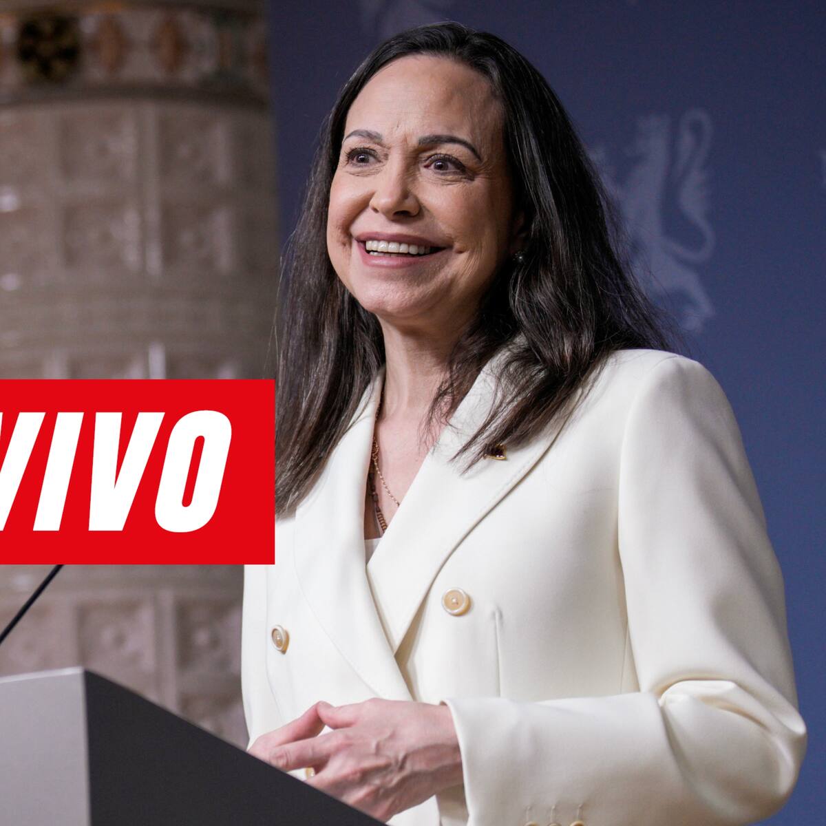 Reviva la rueda de prensa de María Corina Machado desde Noruega