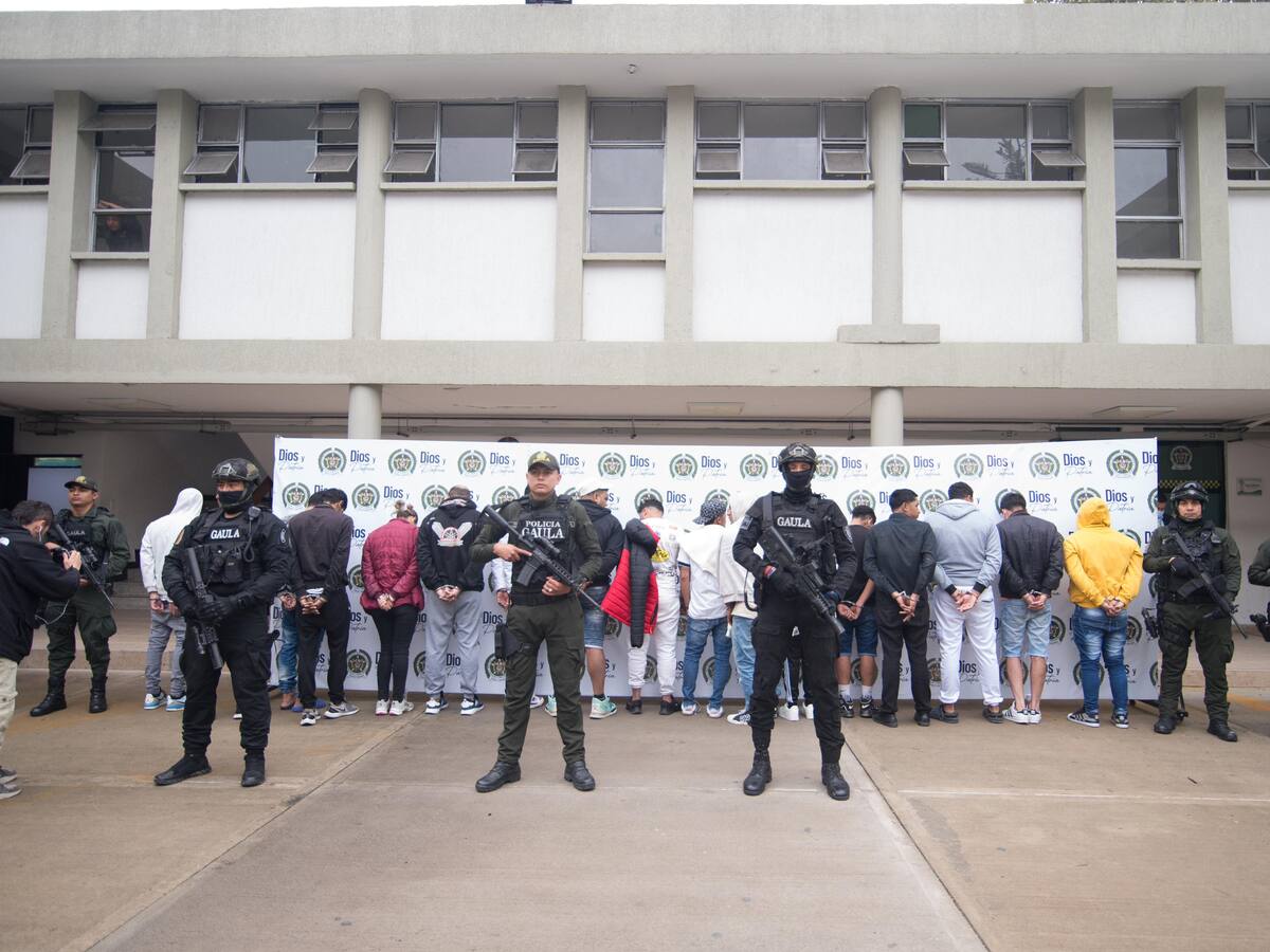 Capturaron a 20 integrantes del Tren de Aragua que delinquían en Bogotá
