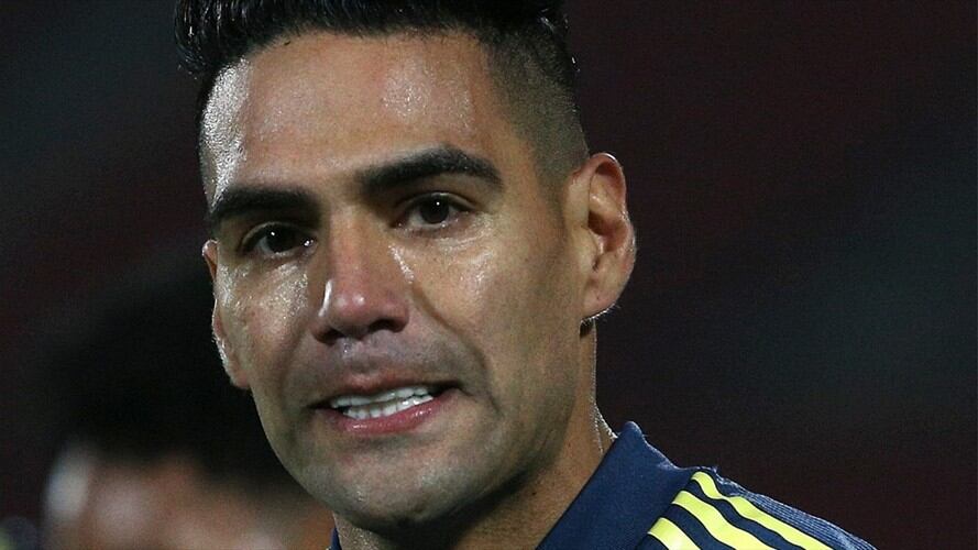 Falcao y ‘Pedro el Escamoso’, los protagonistas de los memes tras empate ante Chile. Foto: Getty