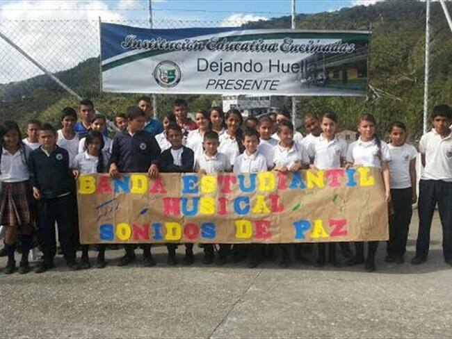 Se creará la primera banda musical del posconflicto. Foto: Cortesía/ Gobernación de Caldas.
