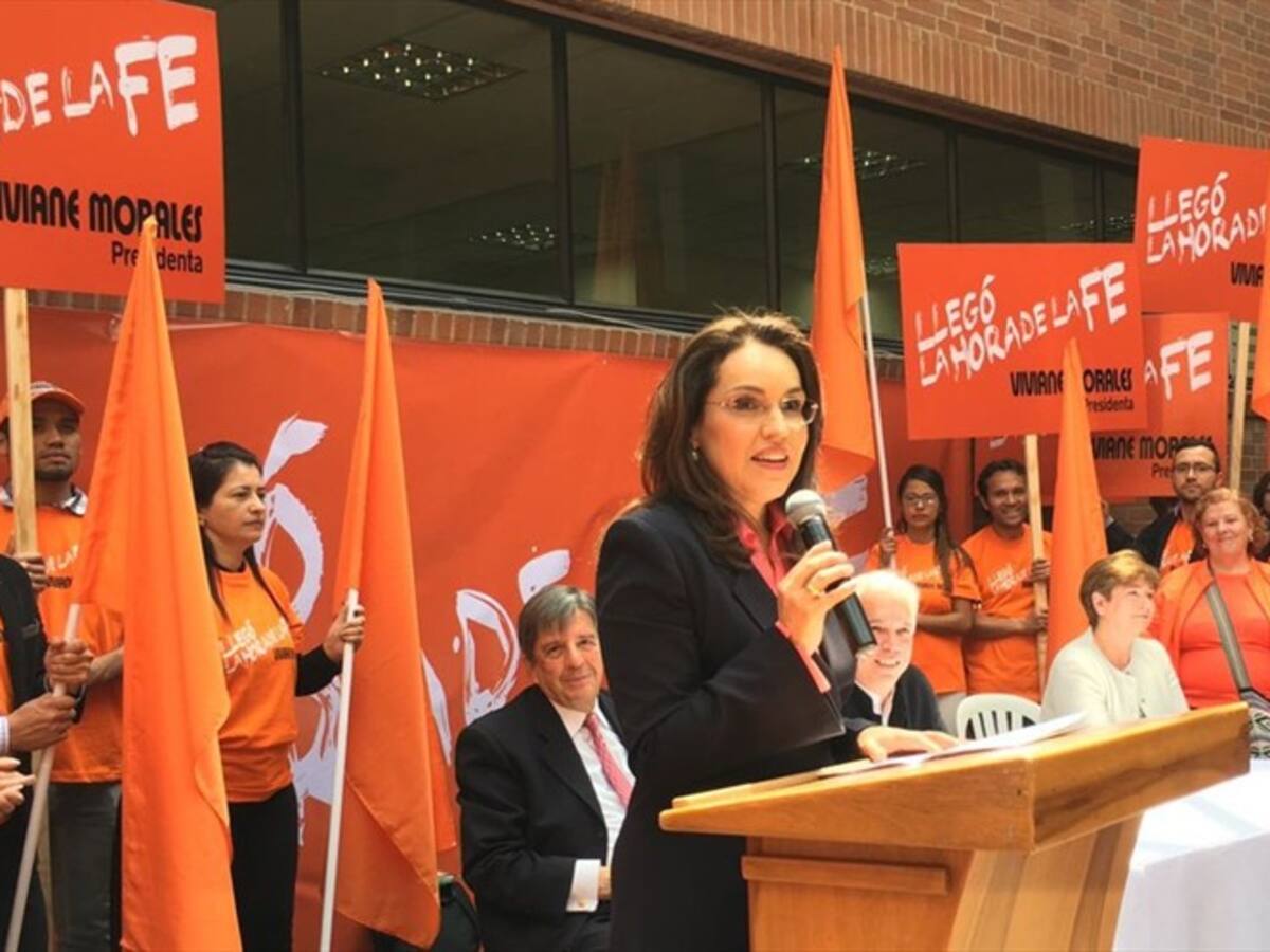 Viviane Morales renuncia a su candidatura presidencial