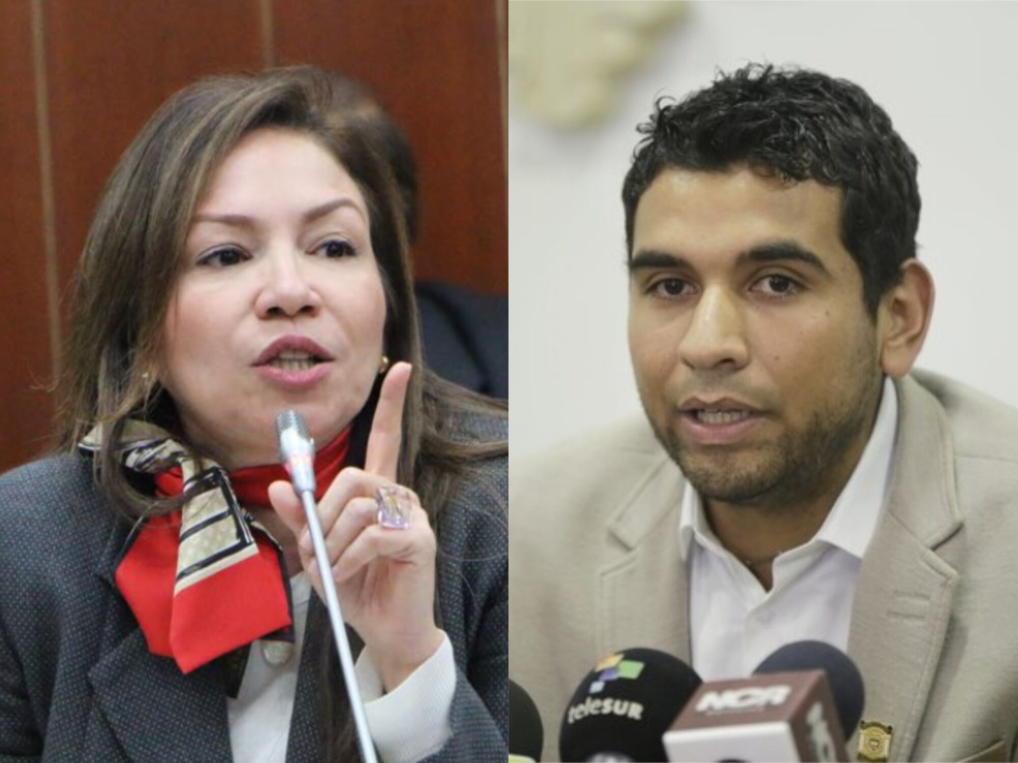 Sandra Villadiego y David Racero