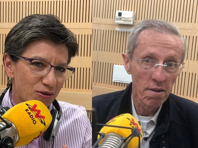 Claudia López y Antoni Navarro Wolff se disputan la candidatura verde. Foto: La WCon Vicky Dávila