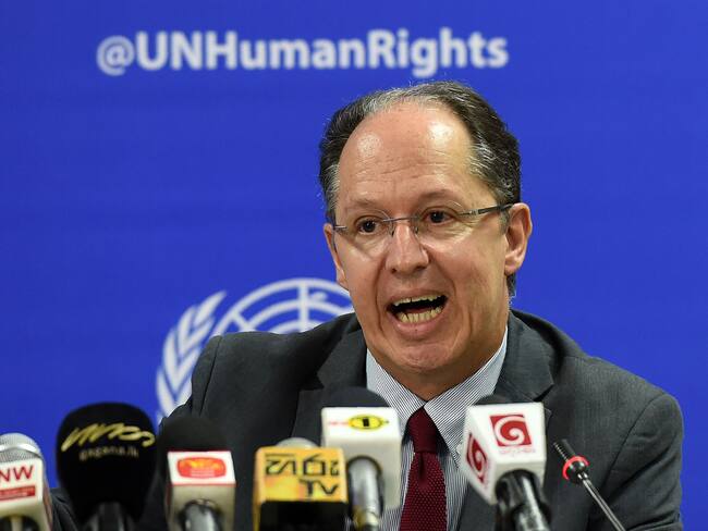 Foto de referencia de Pablo de Greiff. (Photo credit should read ISHARA S. KODIKARA/AFP via Getty Images)